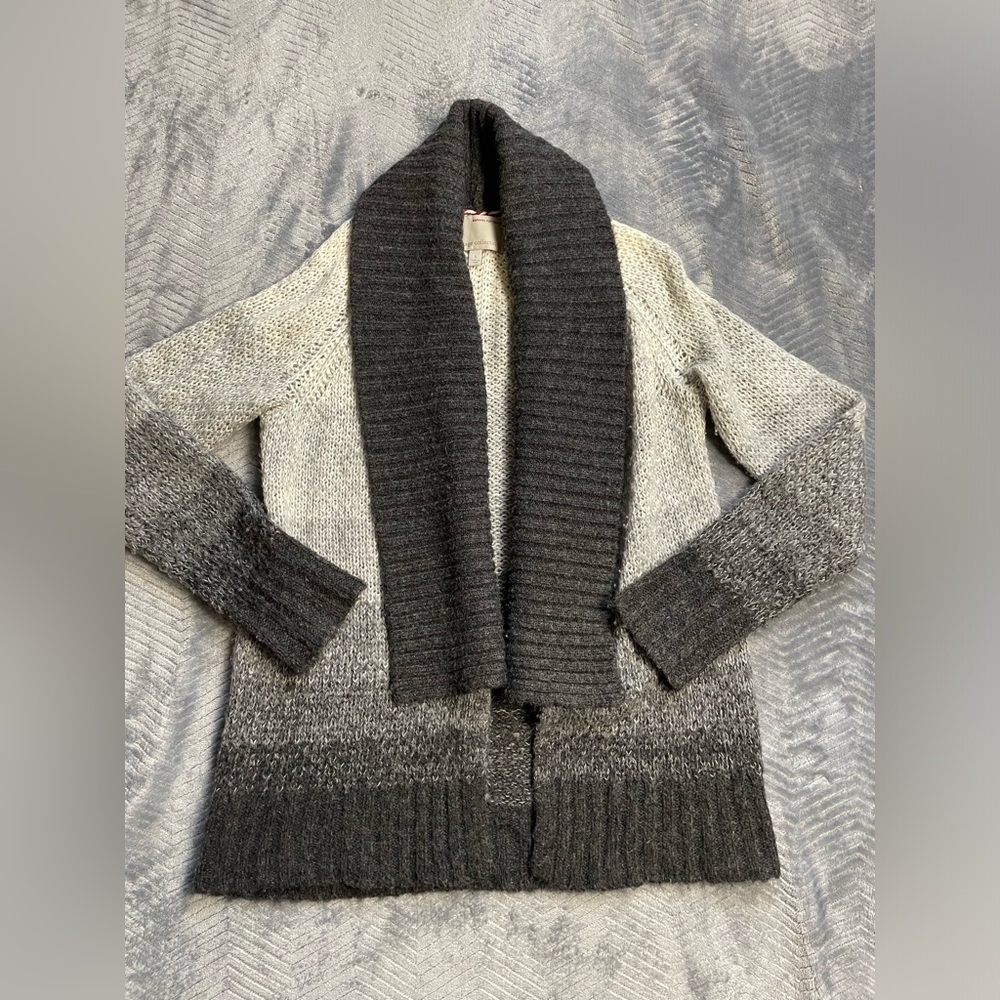 Banana Republic Heritage Collection Merino Wool/Alpaca Shawl Open Cardigan